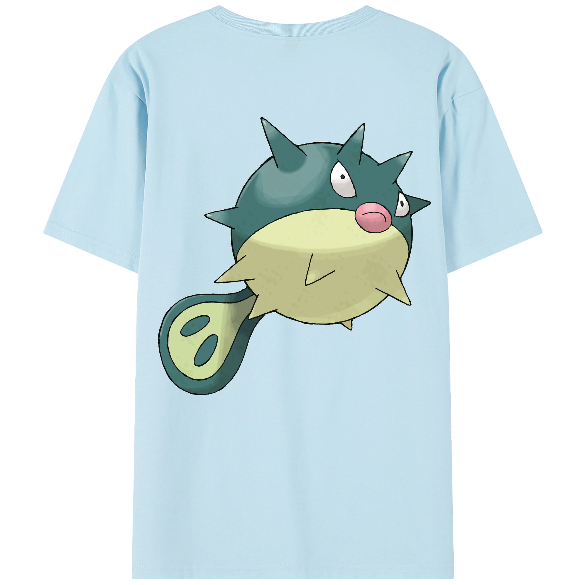 （画像用） ポケットモンスター Pokémon 綿100％半袖Tシャツ（背面プリント）